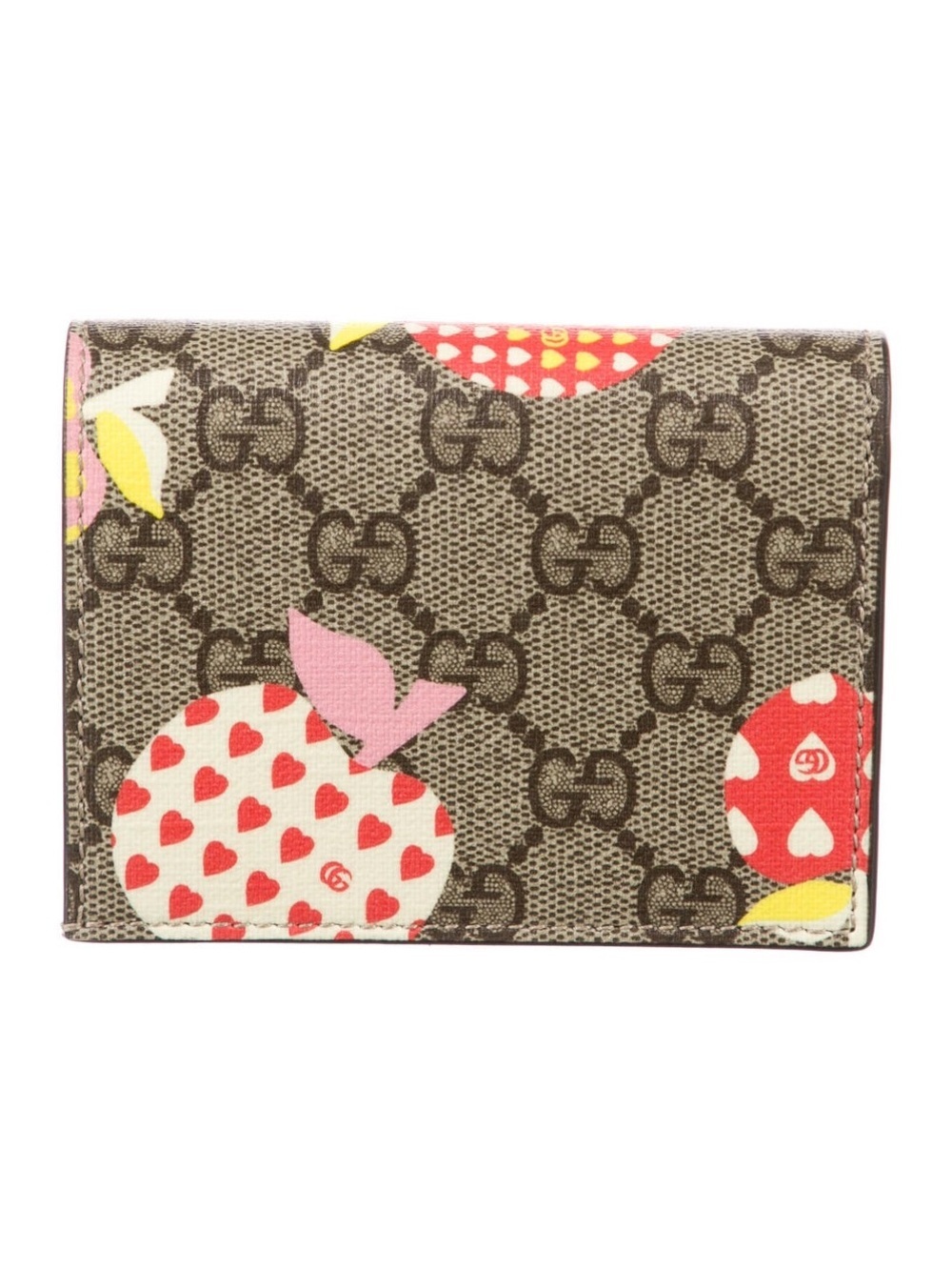 Gucci GG Supreme Card Case/wallet with Strawberry! All inclusive! Like new! - Picture 1 of 4
